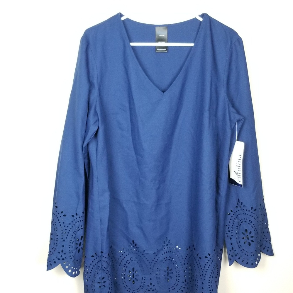 New Catalina blue Large 12 14 swim cover up dress